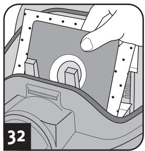 DIRT DEVIL DD7700, DD7710 - Cleaning / changing the motor protection filter - 5