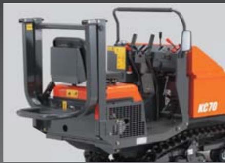 KUBOTA KC70 - Arceau de sécurité rabattable - 1