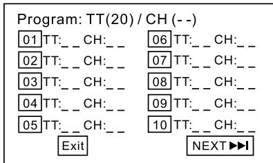 SCOTT DPX I865 CS - How to set titles, chapters, or tracks in a favorite order - 1