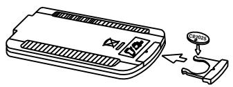 SCOTT DPX I865 CS - To Change Remote Control Battery - 2
