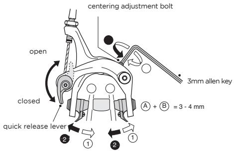 SCOTT GENERAL INFO - Cable connection and adjustment of the (Dual Pivot) brake - 1