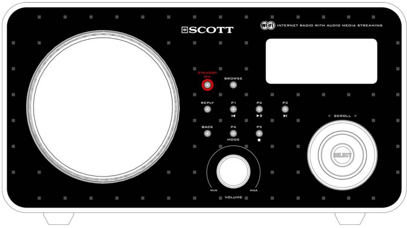 SCOTT RXI 300 WL - High Power Internet Radio - 1
