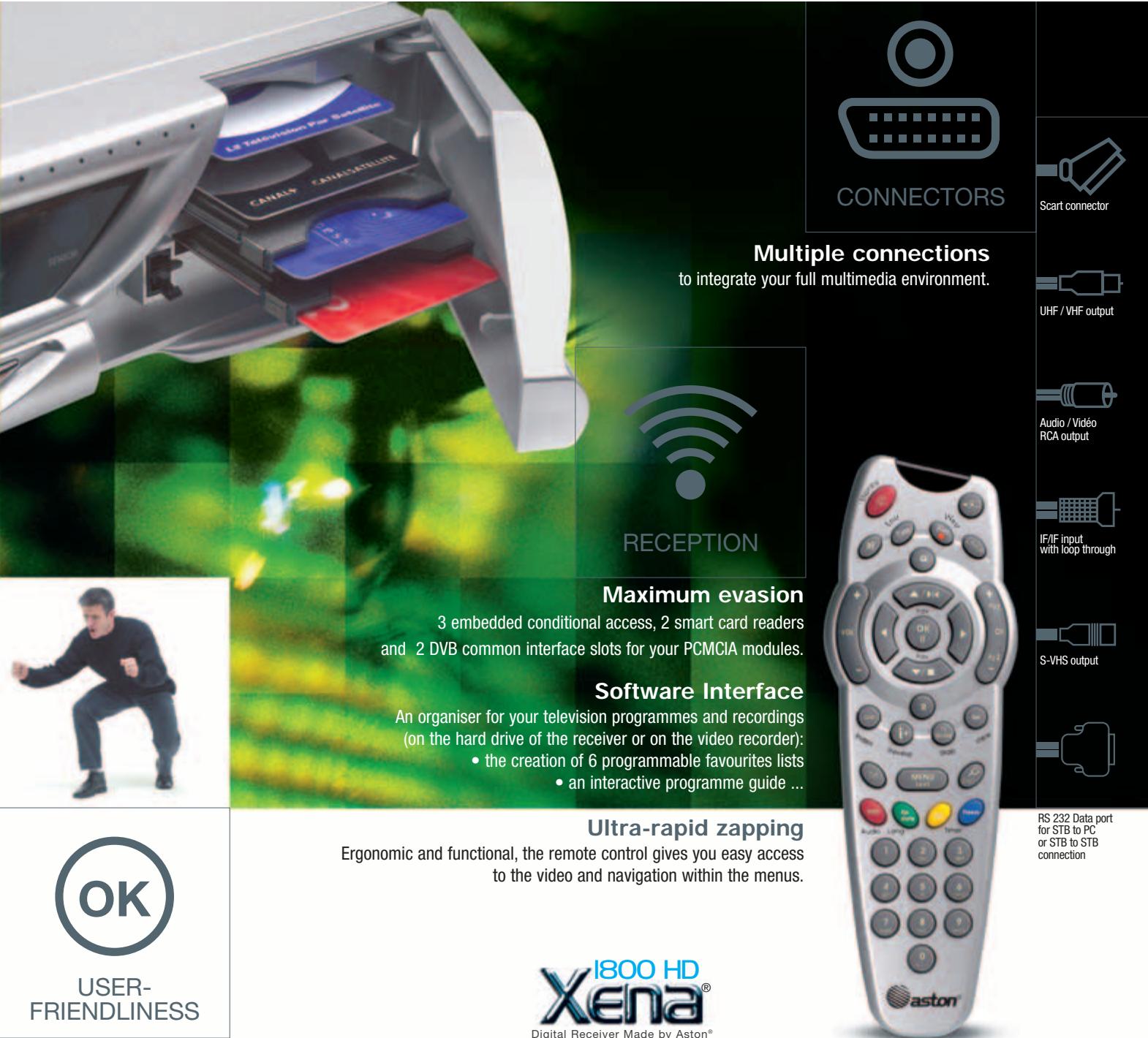 ASTON XENA 1800 HDU - Keep up with the action - 3