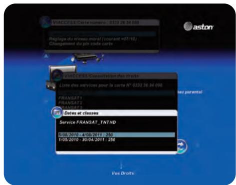 ASTON DIVA HD PREMIUM - SOUS-MENU VOS DROITS - 4