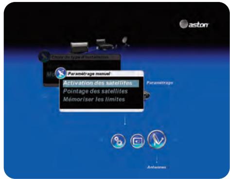 ASTON DIVA HD PREMIUM - SOUS-MENU ANTENNES - 3
