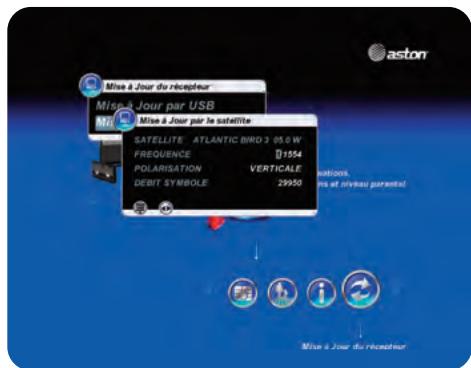 ASTON DIVA HD PREMIUM - SOUS-MENU MISE À JOUR DU RÉCEPTEUR - 2