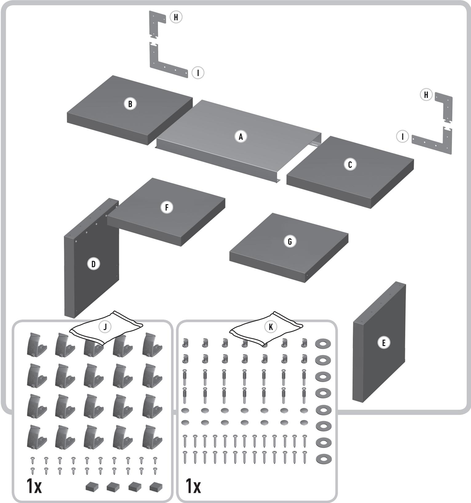VOGELS CFW 140 - CONTENT OF THE BOX CFF 140 - 2