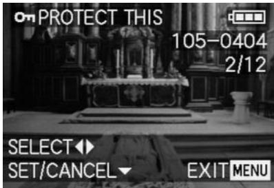 LEICA DIGILUX 2 - Protecting single pictures/Removing protection - SINGLE - 1