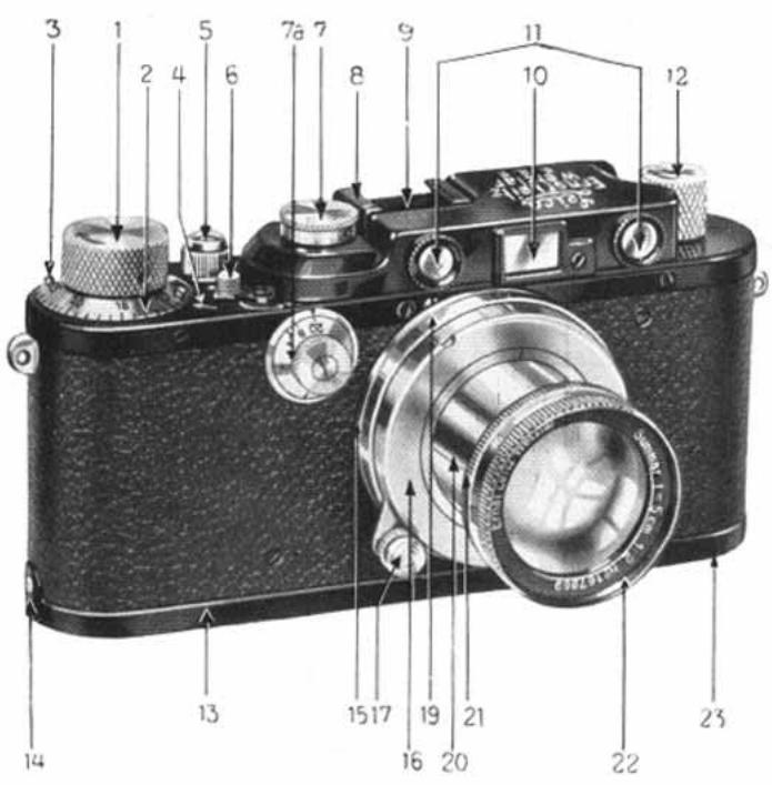 LEICA IIIA - Loading of the Camera in subdued daylight - 1