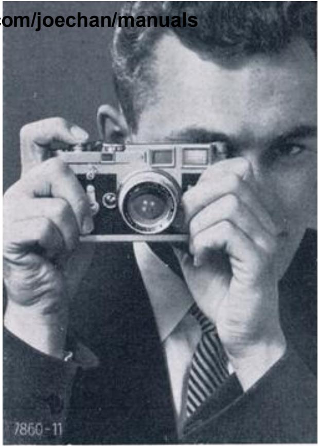 LEICA M3 - Holding the Camera - 1