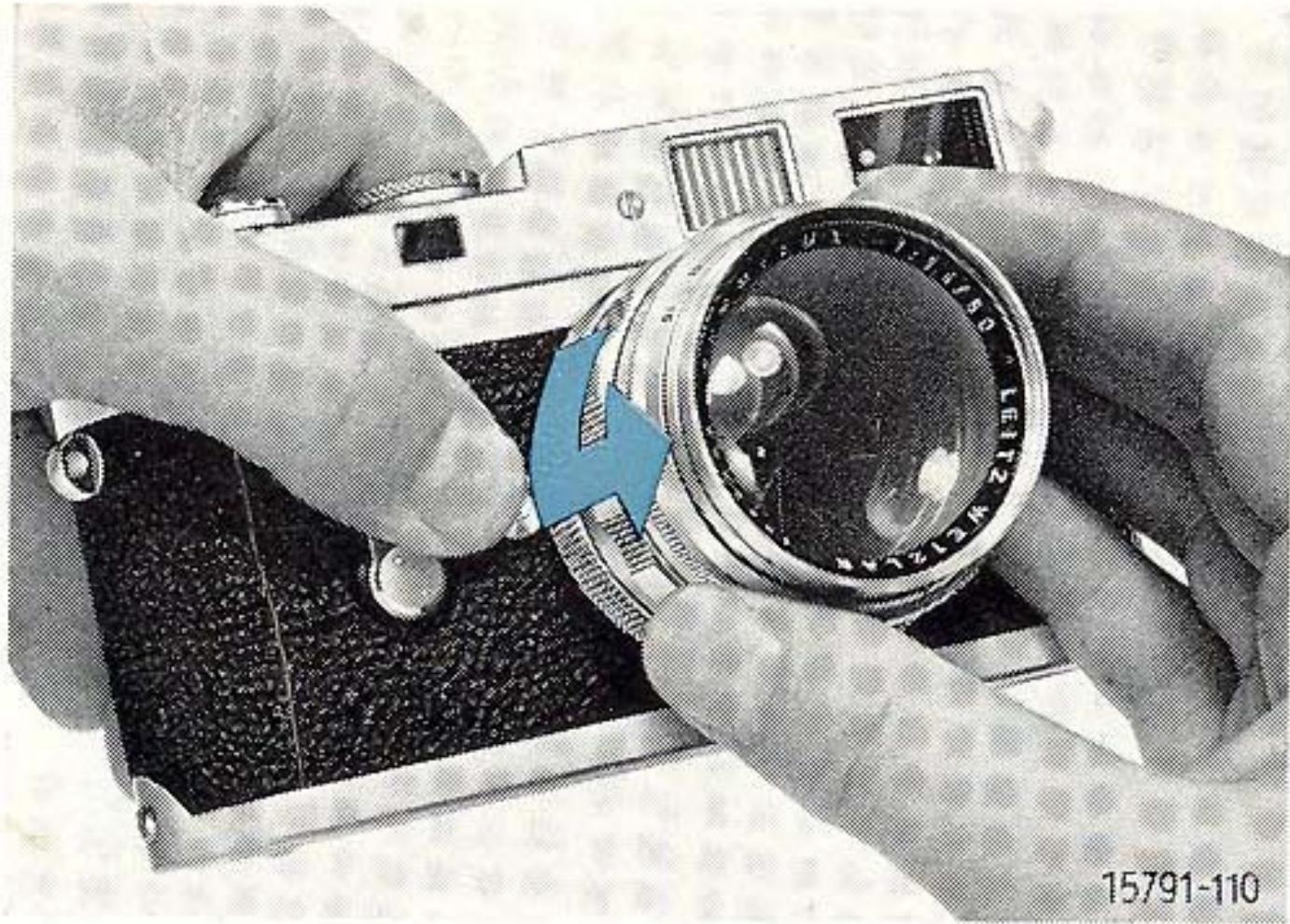 LEICA M4 - L'échelles de diaphragmes - 1