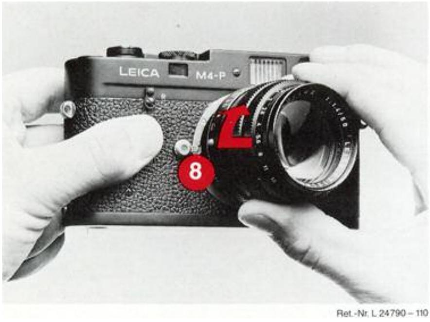 LEICA M4-P - The depth-of-field scale - 1