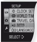 LEICA C-LUX 3 - Accédez au menu CONFIGURATION - 3