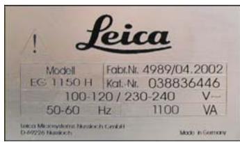 LEICA EG 1150 H - Instrument type - 1