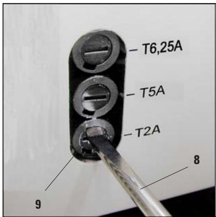 LEICA EG 1150 H - Change fuse - 1
