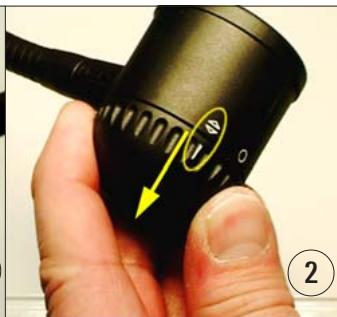LEICA EG 1150 H - Replacing the halogen lamp - 3