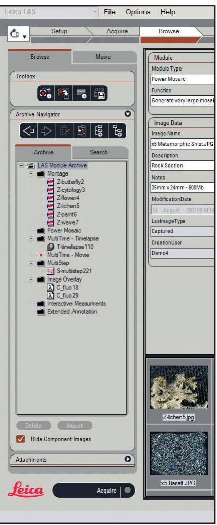 LEICA LAS ARCHIVE - LAS archiving for digital microscopy - 1