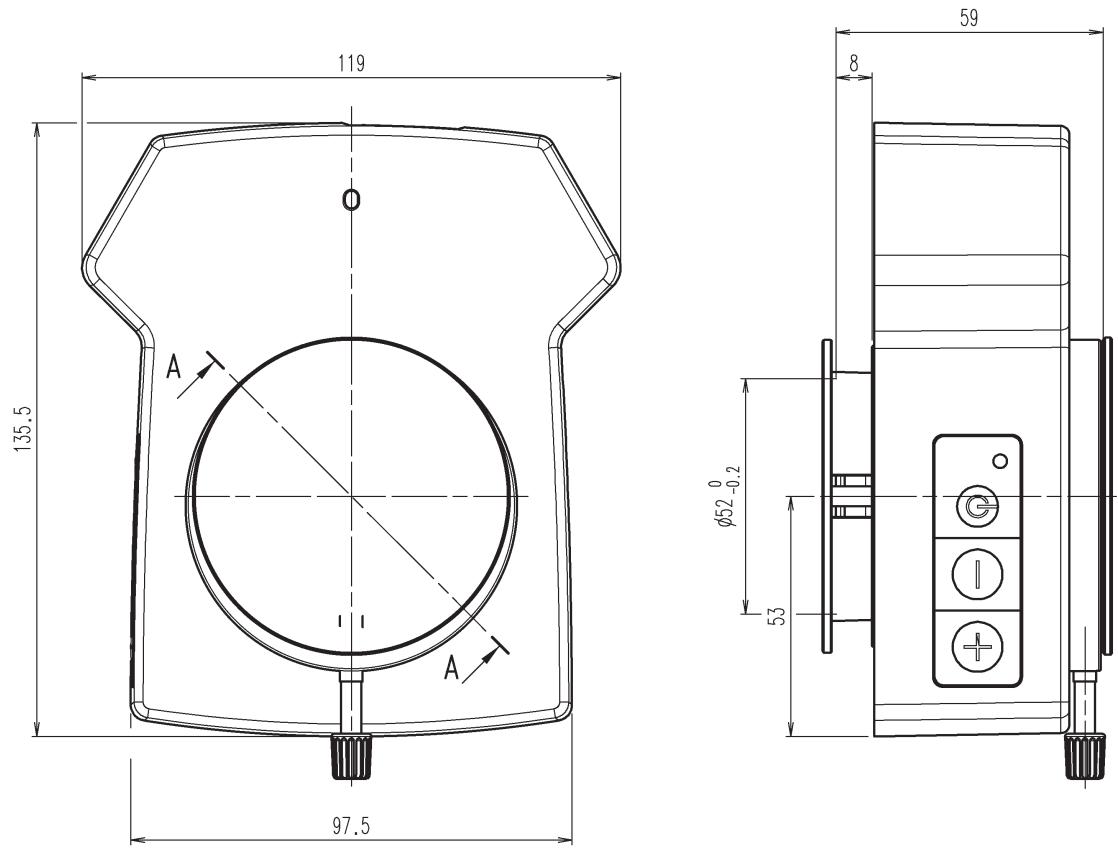 LEICA LED3000 RL - Leica LED5000 CXI: Dimensional Drawings - 1