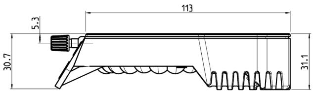 LEICA LED5000 CXI - Leica LED3000 RL: Dimensional Drawings - 1