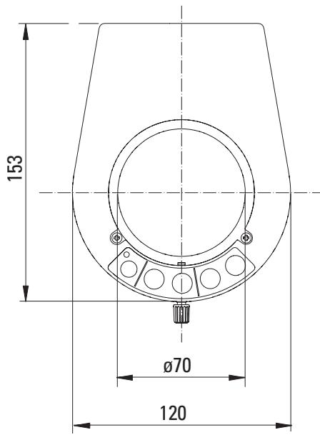 LEICA LED5000 CXI - Leica LED5000 RL: Dimensional Drawings - 1