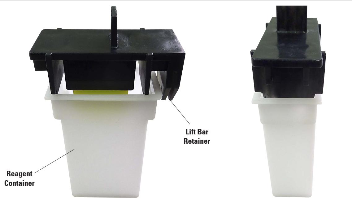 Lift Bar Retainer Reagent Container