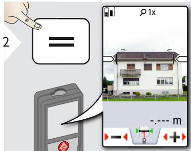 LEICA DISTO D810 TOUCH - Largeur - 2