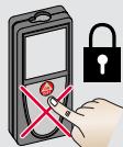 LEICA DISTO D810 TOUCH - Désactivation/activation du verrouillage de touche - 3