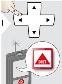 LEICA DISTO D810 TOUCH - Mesure d'une distance simple - 1