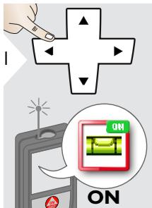 LEICA DISTO D810 TOUCH - Activation/désactivation du niveau numérique - 1