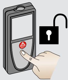 LEICA DISTO D810 TOUCH - Activation du verrouillage de touche - 2