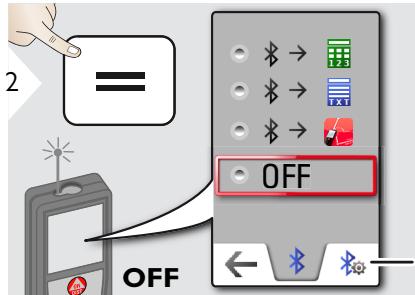 LEICA DISTO D810 TOUCH - Activation du verrouillage de touche - 4