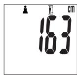 TANITA BC 541 INNERSCAN - Lenghte instellen - 1