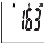 TANITA BC 541 INNERSCAN - Sélection de la taille - 1
