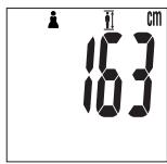 TANITA BC 543 - Einstellen der Höhe - 1