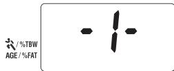 TANITA UM 030 - Select a Personal Key Number - 1