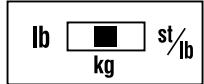 TANITA UM 050 - SWITCHING THE WEIGHT MODE Note: For use only with models containing the weight mode switch - 2