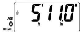 TANITA UM 050 - Specify the Height - 1