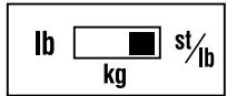 TANITA UM 050 - SWITCHING THE WEIGHT MODE Note: For use only with models containing the weight mode switch - 3