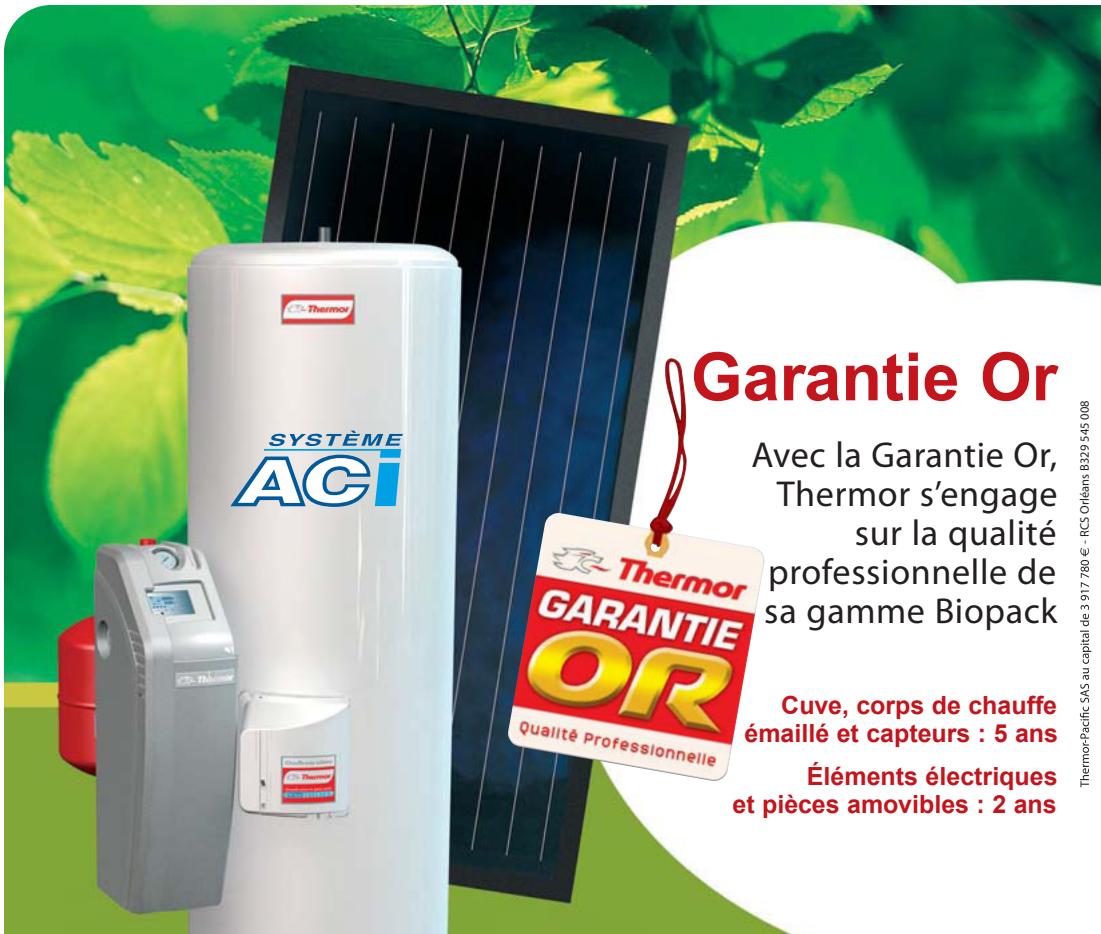 THERMOR BIOPACK OPTIMUM - Fin de vie : - 1