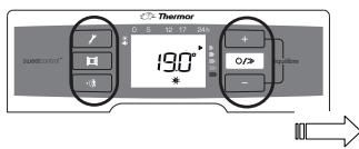 THERMOR EMOTION DIGITAL - SCHERM ACTIVEREN - 1