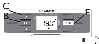 THERMOR EMOTION DIGITAL - TERUG NAAR DE BASIS FABRIEKSINSTELLING - 1