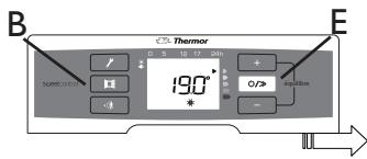 THERMOR EMOTION DIGITAL - BEDIENING VERGRENDELEN - 3