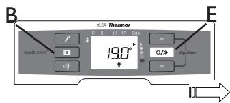 THERMOR EMOTION DIGITAL - BEDIENING VERGRENDELEN - 1