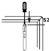 THERMOR EMOTION DIGITAL - UNLOCKING THE PANEL HEATER'S HANGING FRAME - 2
