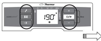 THERMOR EMOTION DIGITAL - ACTIVATING THE SCREEN - 1