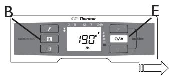 THERMOR EMOTION DIGITAL - HOW TO LOCK THE CONTROLS - 1