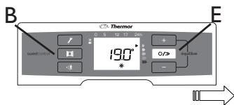 THERMOR EMOTION DIGITAL - HOW TO UNLOCK THE CONTROLS - 1