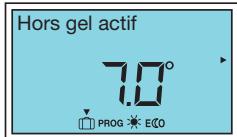 THERMOR EQUATEUR 2 - - Utilisation du mode hors gel - 2