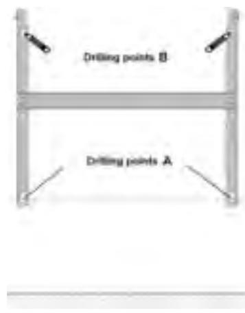 THERMOR EQUATEUR 2 - - Fix the wall-mounting frame to the wall - 2
