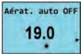 THERMOR EQUATEUR 2 - - Réglages de l'aération automatique - 6
